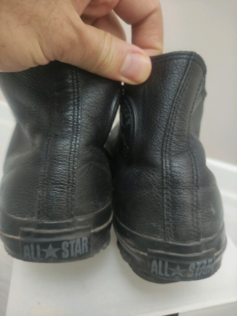 Converse allstar erkek siyah deri ayakkabı 45 numara - 3