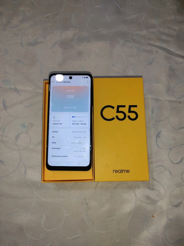 Realme C55 cep telefonu yurtici kayitli - 4