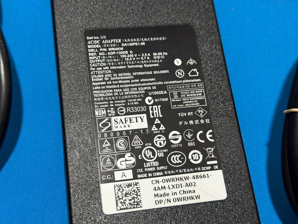 Dell 19.5V 6.7A 130W - DA130PR1-00 - Orjinal AC Adaptör - 2