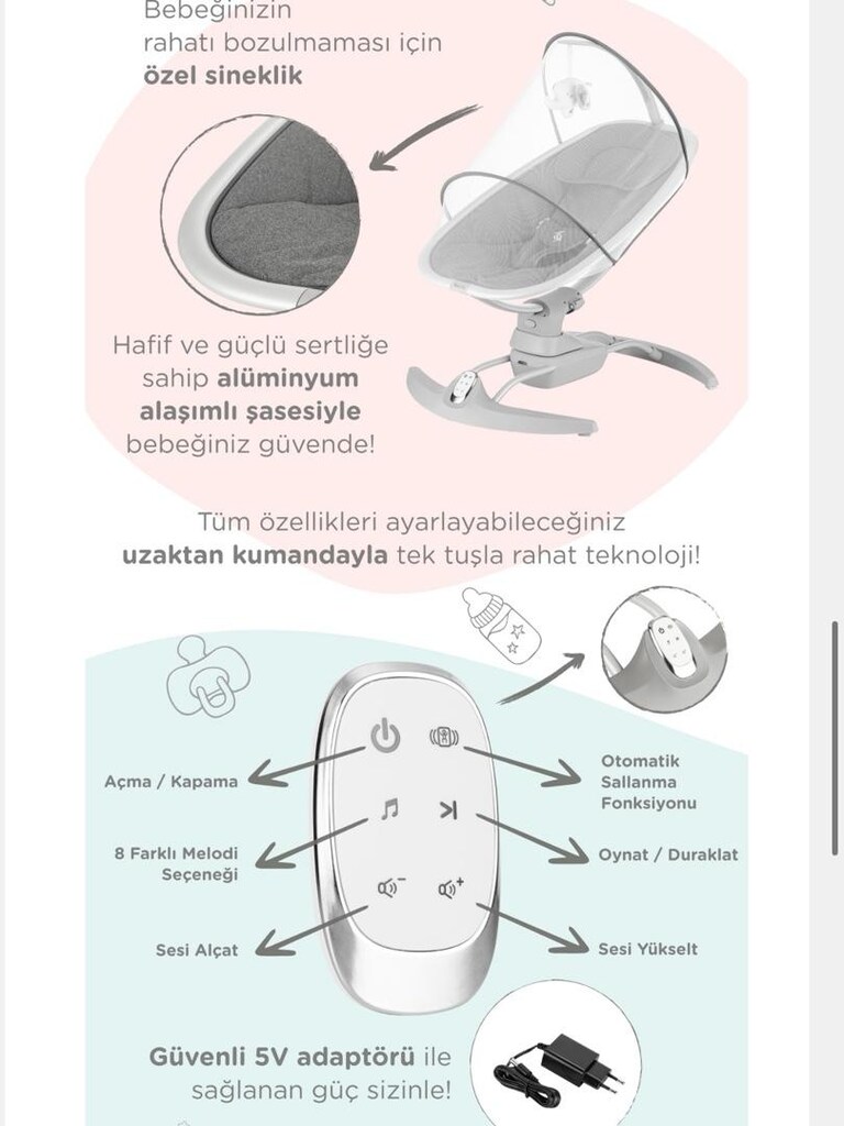 KANZ ANAKUCAĞI BEŞİK BEBEK YATAĞI - 7