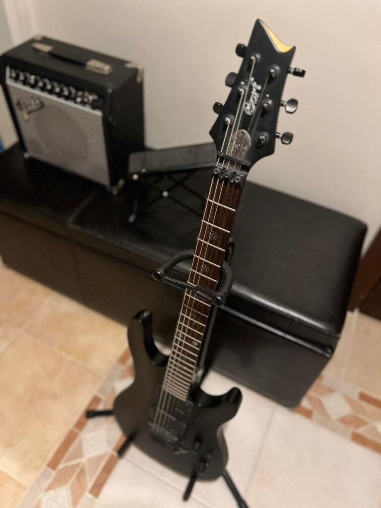 elektro gitar cort evl-K4, fender amfi ve aksesuarları - 4
