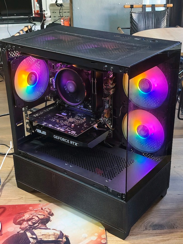 RTX 3050 RYZEN5 5500 16GB RAM 500GB M2SSD 500W AKVARYUM OYUNCU - 6