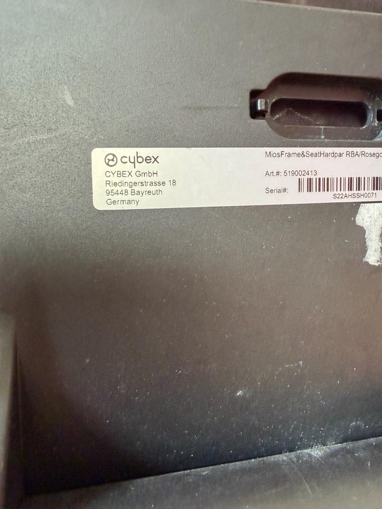 Cybex Mios Rose Gold – Orijinal, Siyah, 22 k - 5