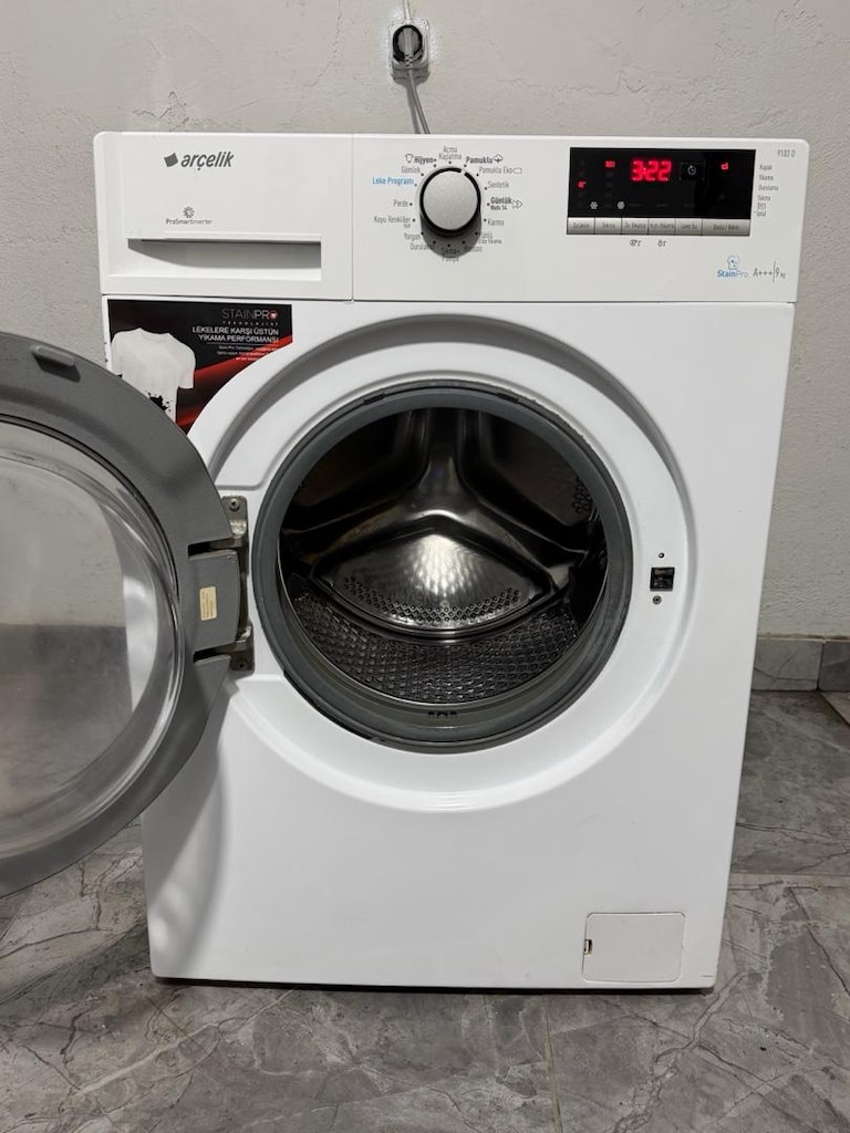 Arçelik 9 kg 1200 devir çamaşır makinası tertemiz - 5