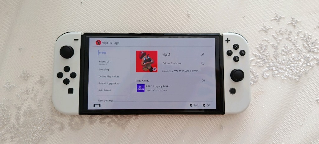 Nintendo Switch OLED 64 GB | FIFA 21 + Zelda | Kutulu | Sıfır Ayarında - 6