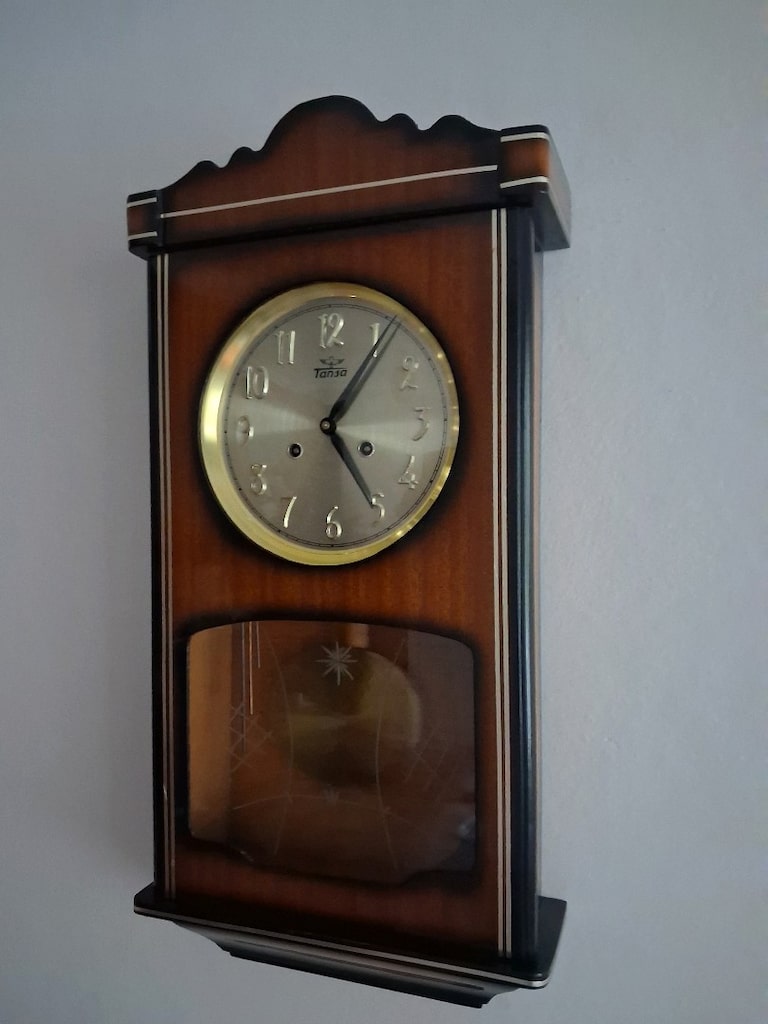TANSA Kurmalı Gonglu Duvar Saati ALMAN - 3