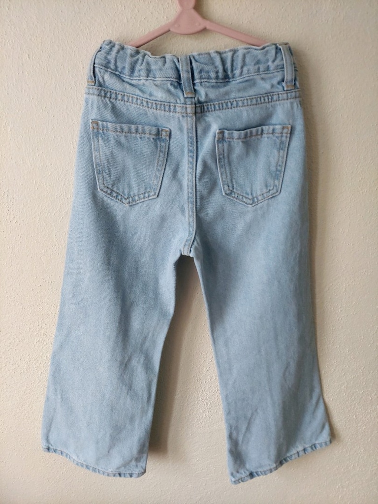 CİVİL kız Çocuk yırtmaçlı Jean Pantolon - 3