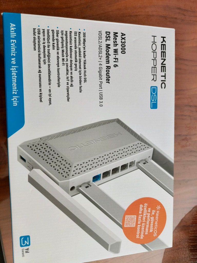 Keenetic Hopper DSL AX3000 (VDSL2/ADSL2+ Mesh Wi-Fi 6 Modem Router) - 2