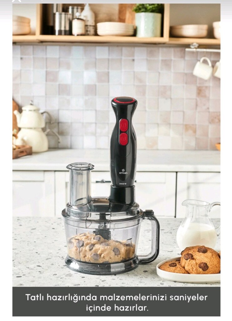SIFIR Emsan Pro Multimax Mutfak Robotu Blender Seti 2000w - 2