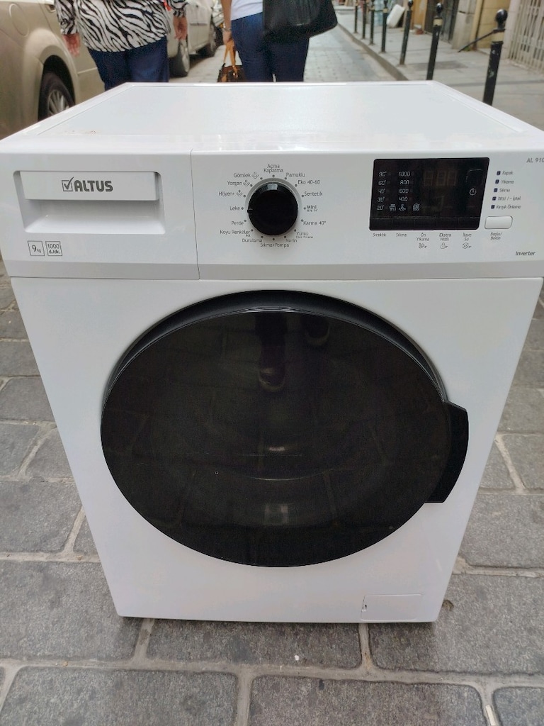 Dijital ekran 9 kilogram inverter motor Altus çamaşır makinesi origina - 2