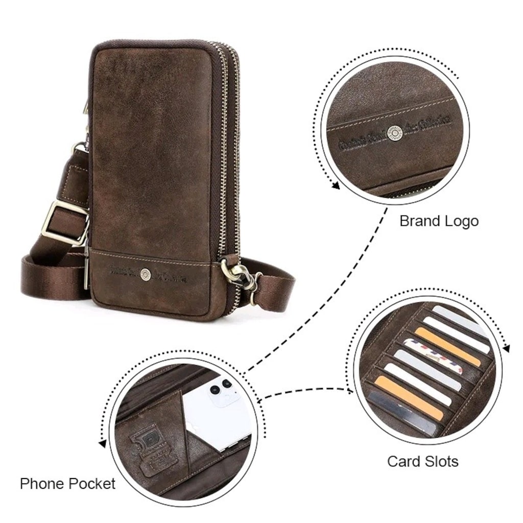 ORIGINAL LEATHER CROSS BELT BAG SINIRLI ADET - 6