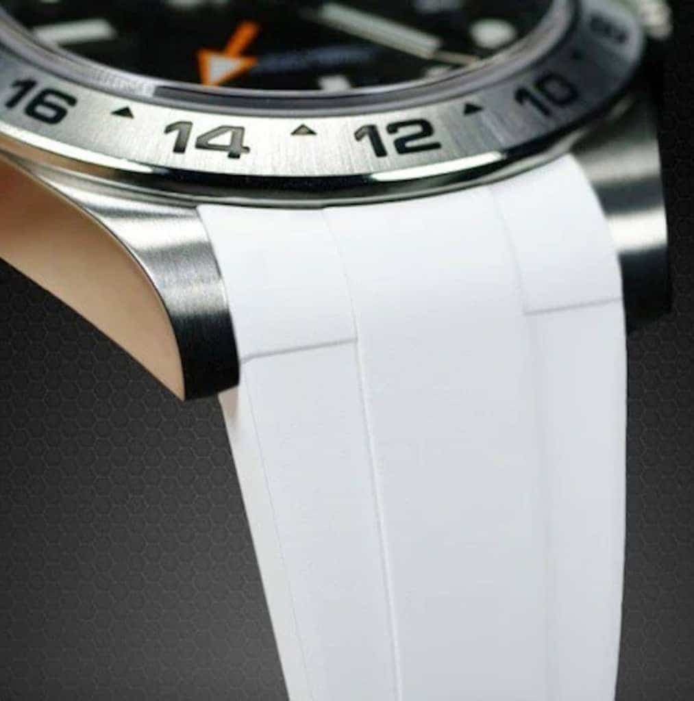 Rubber B strap M105 White - 21MM - 2