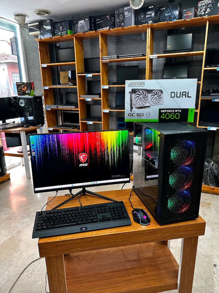 GAMİNG Intel 14. Nesil RTX 4060 16 GB RAM 512 GB SSD RGB KASA - 2