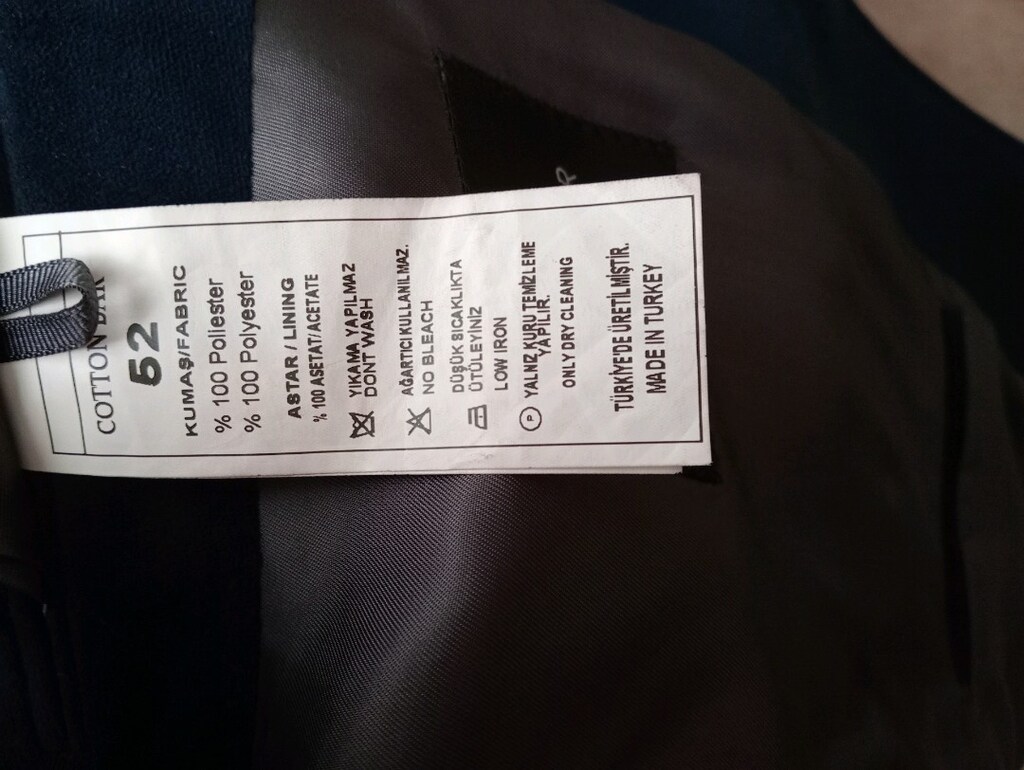 Koton Bar erkek erkek kadife kışlık ceket - 3