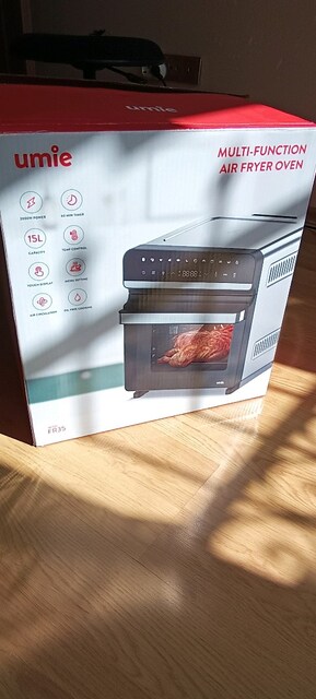 Umie Airfryer FR35 15L 2000W Paslanmaz Çelik LED Dijital Gösterge