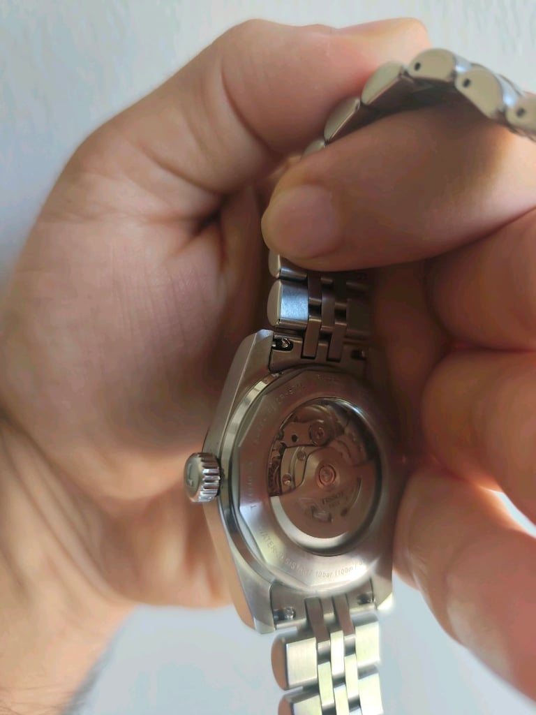 tissot prs 516.38.çapındaSafir Camlı Otomatik erkek kol saati - 2