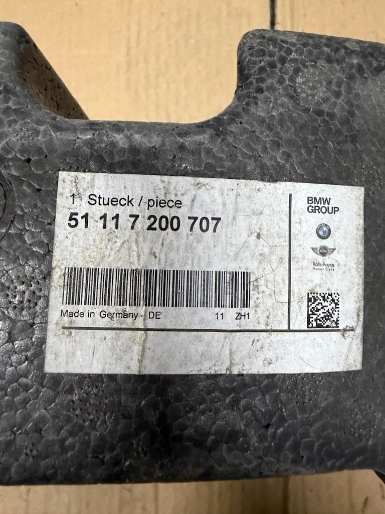 bmw f10 ön tampon darbe köpüğü sıfır orjinal 51117200707 - 2