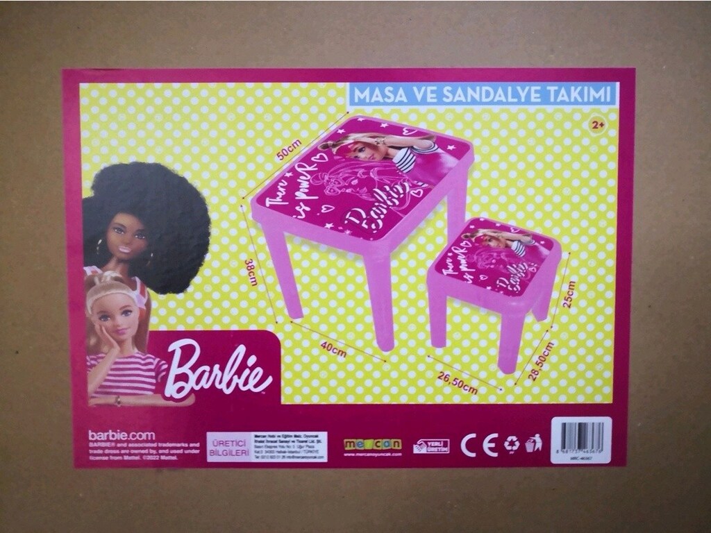 Barbie masa, tabure takımı - 8