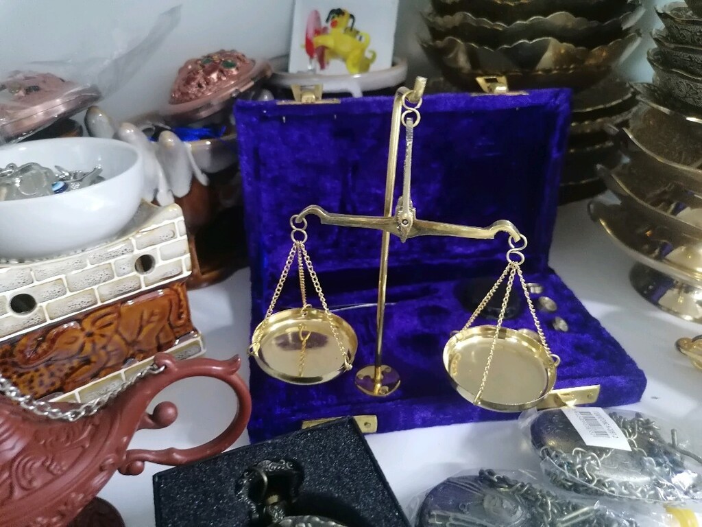 Kuyumcu Terazisi, Tartı, Ağırlık, Dekoratif aksesuar ürünü - 4