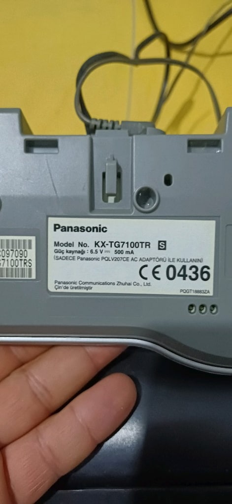 Panosonic KX-TG7100TR Telsiz telefon - 3