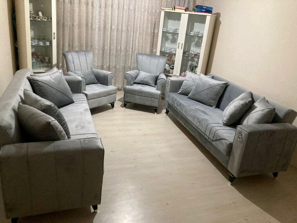 sıfır ürün çekyatlı Sandıklı oturma Grubu kapıda ödeme - 7