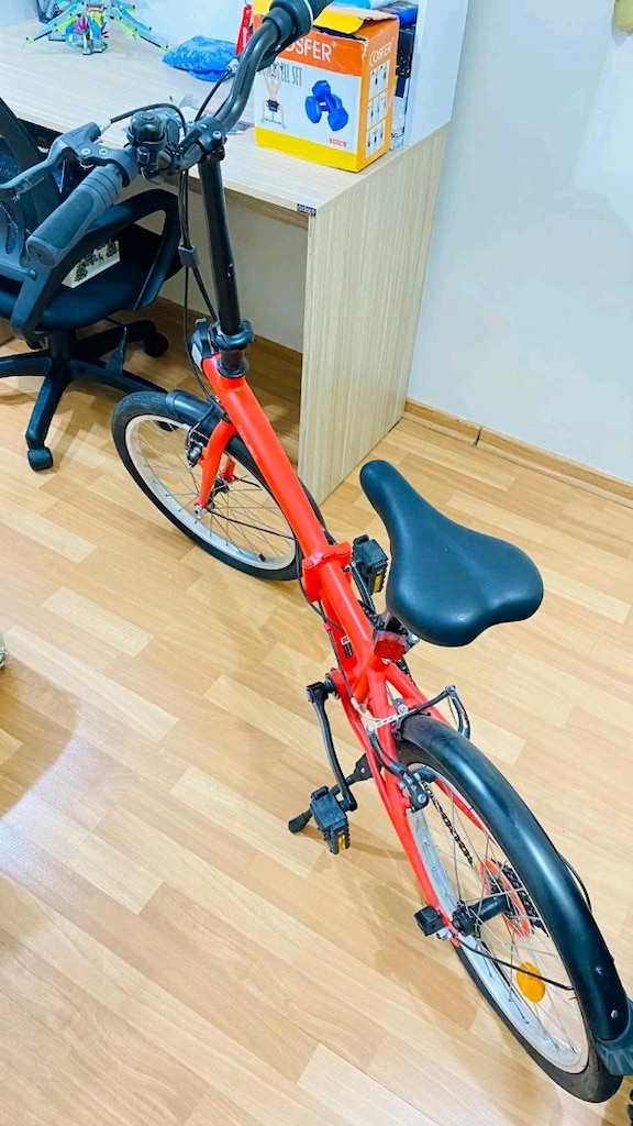 Decathlon Btwin FOLD 120 20 İNÇ KATLANİR BİSİKLET KIRMIZI - 3