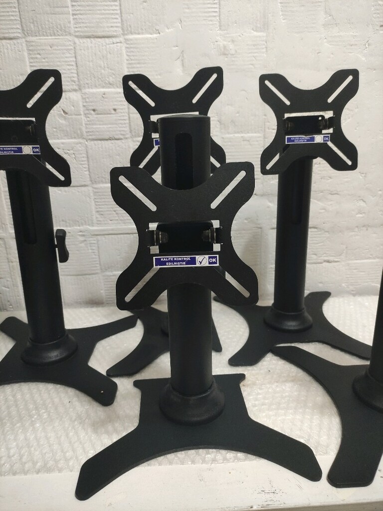 monitör / TV ayak. metal pivot 360 derece dönebilen asansörlü 17 '/27' - 4