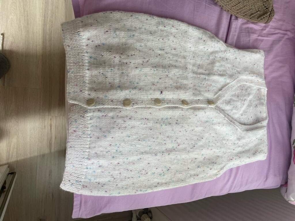 bebe yünü ile örülmüştür s beden - 3