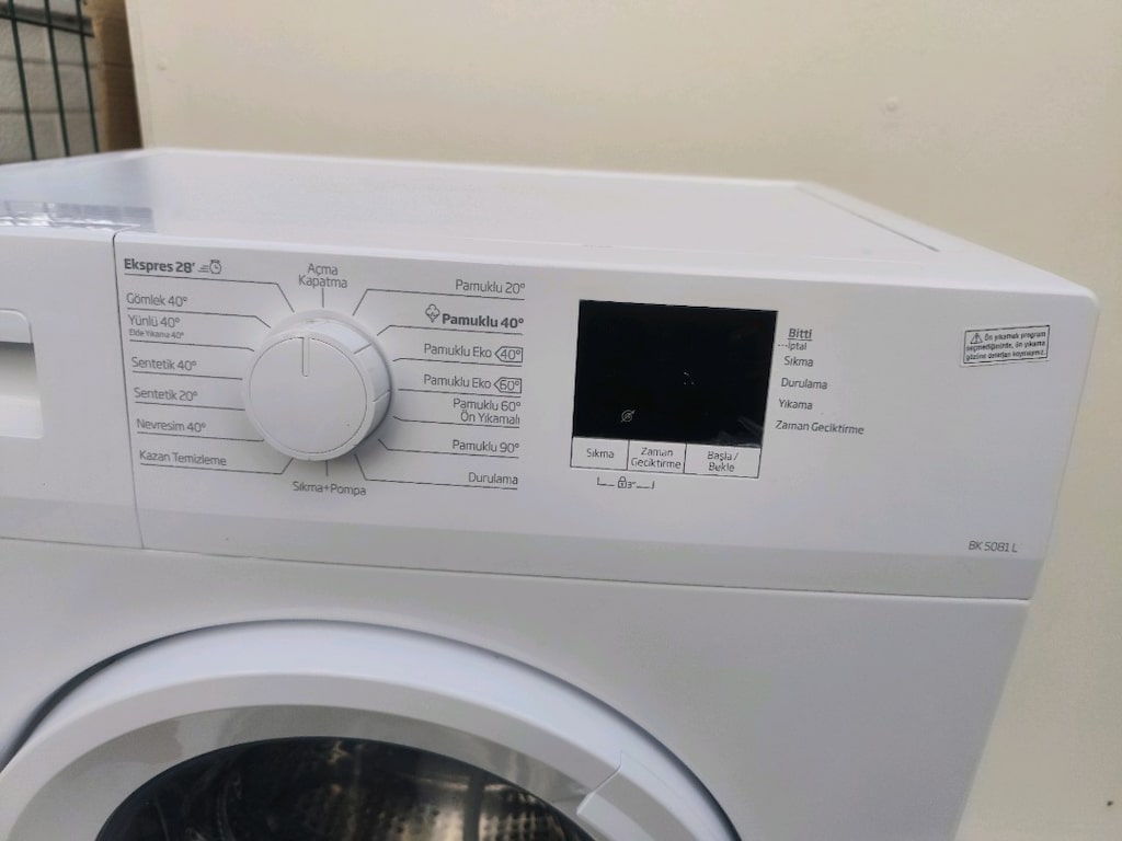 Temiz Beko BK 5081 L Çamaşır Makinesi – 5 kg / 800 Devir - 3