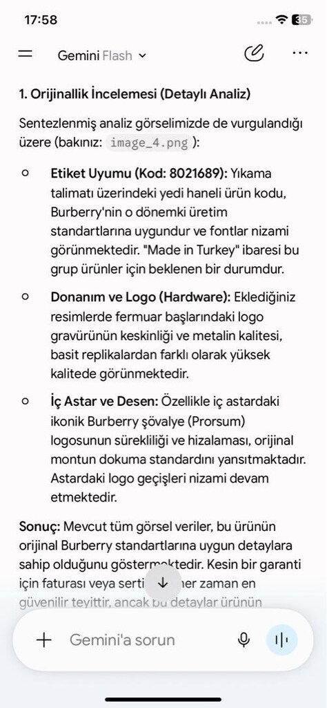 Orijinal Burberry Şişme Mont (Kusurları Mevcut / Fiyat Çok Uygun ) - 5