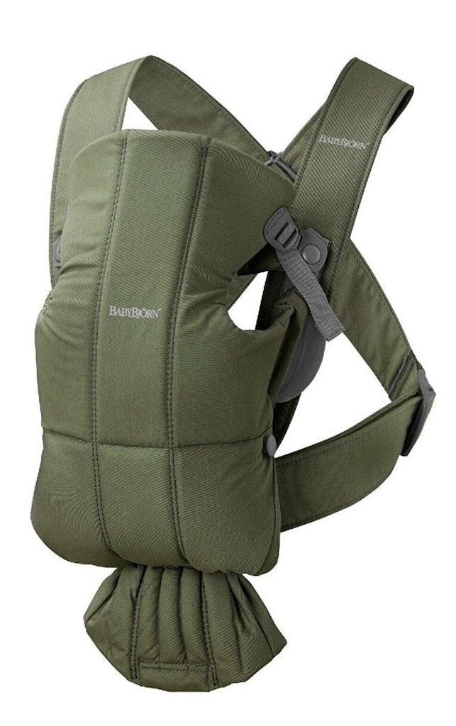 BabyBjörn Kanguru Mini 3D Cotton/Dark Green - 4