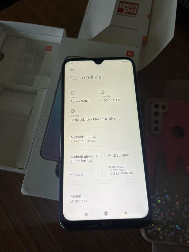 Redmi not 8 64/4+1gb tr sıfır ayarı son fiyattır - 6