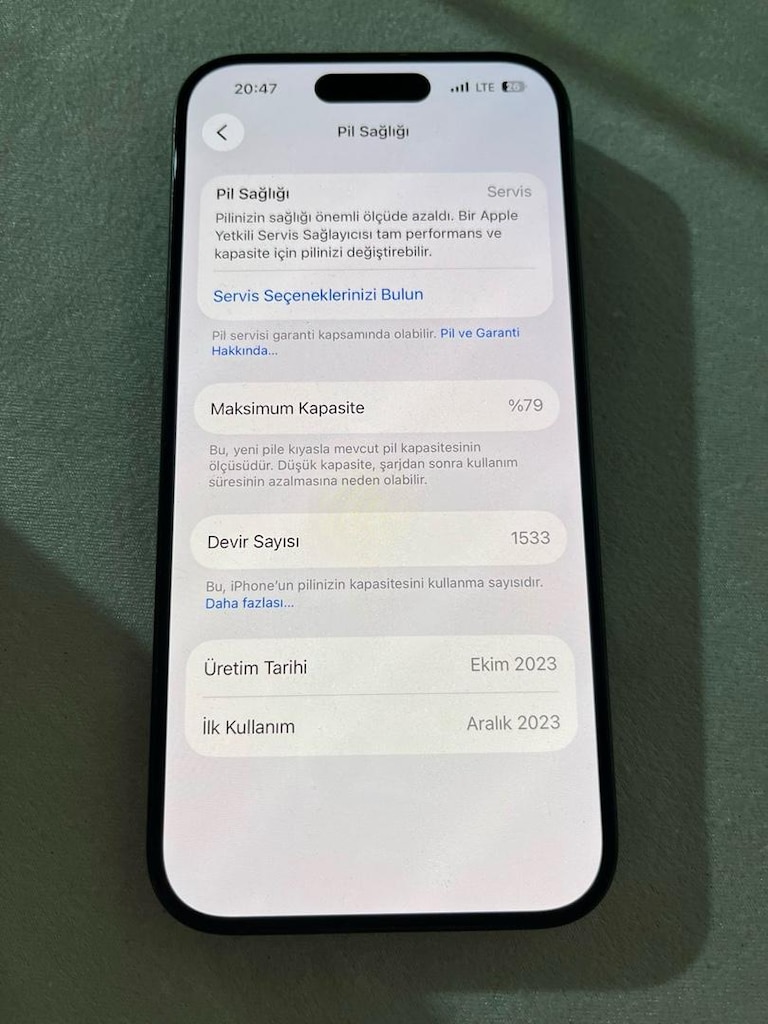 TEMİZ KULLANILMIŞ IPHONE 15 PRO - 3