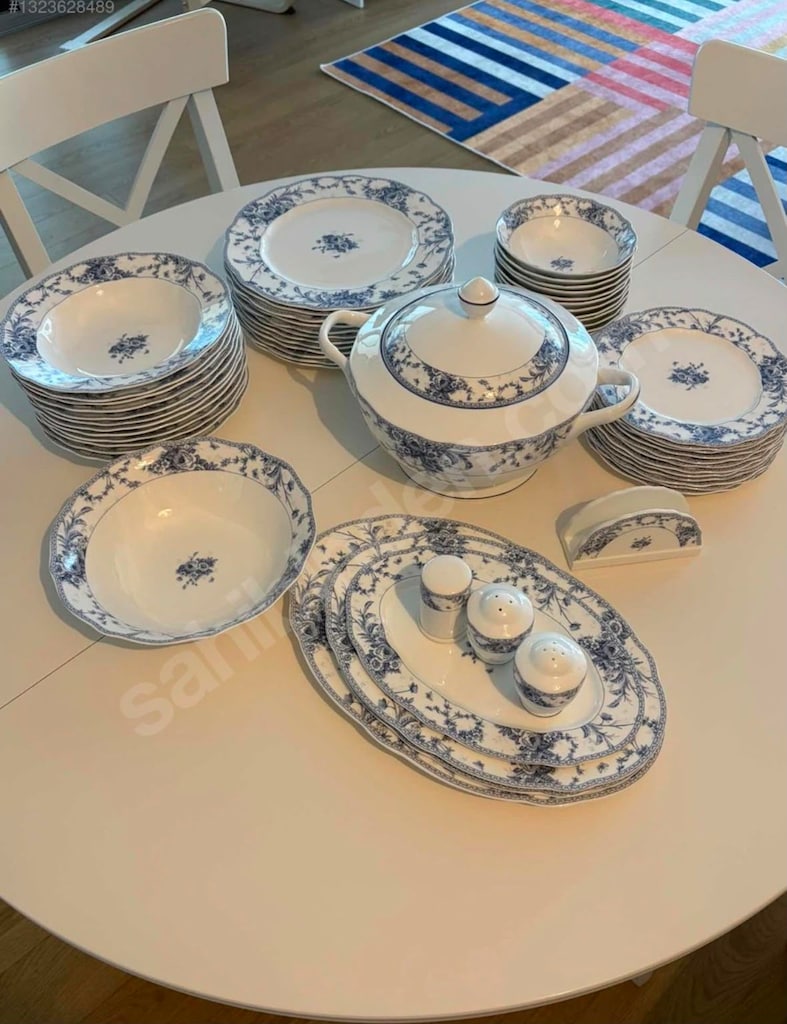Aryıldız Bone Porselen 12 Kişilik Yemek Takımı
