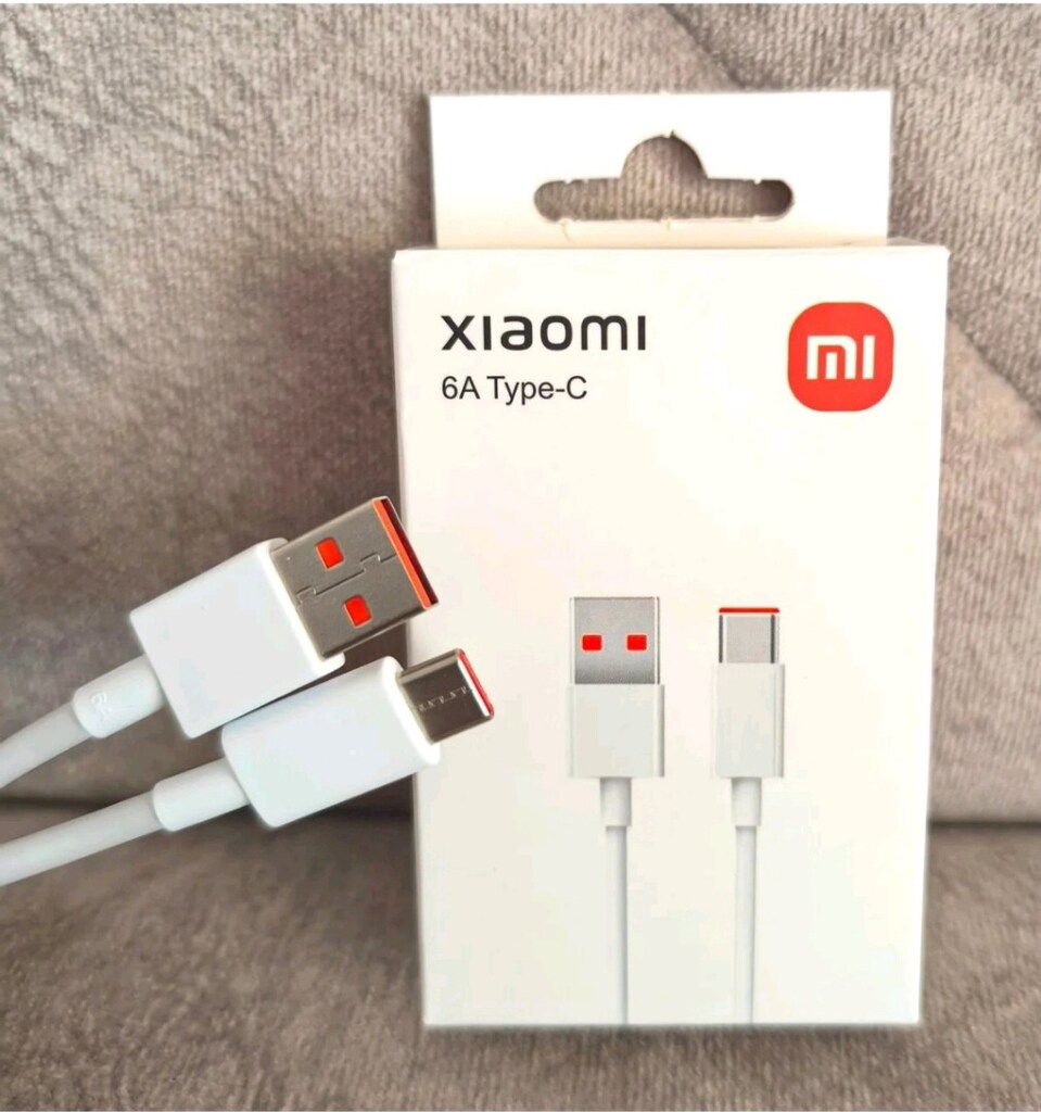 Xiaomi 6A Type-C Hızlı Şarj Kablosu Beyaz - 2