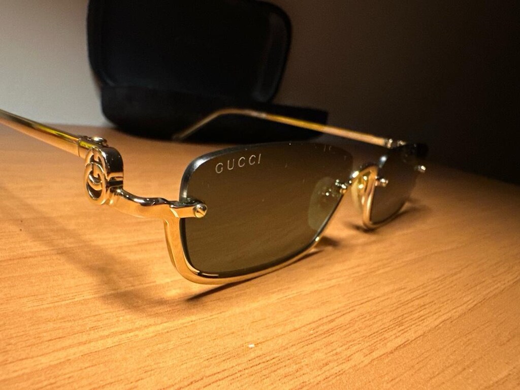orjinal gucci 1278s gözlük yeşil camlı - 3