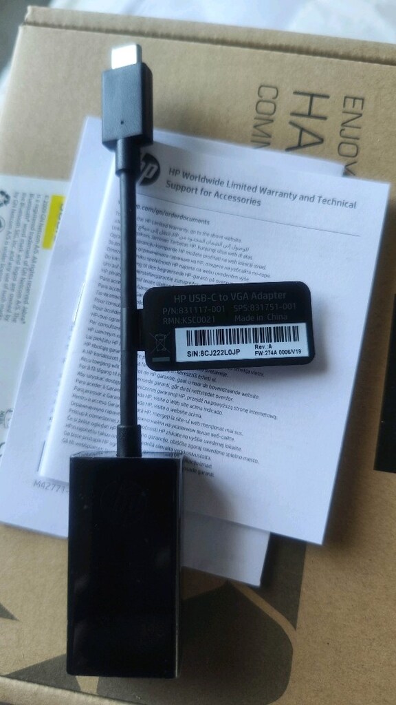 HP USB TYPE-C TO USB 3.0 - VGA - RJ45 ADAPTÖR - 2