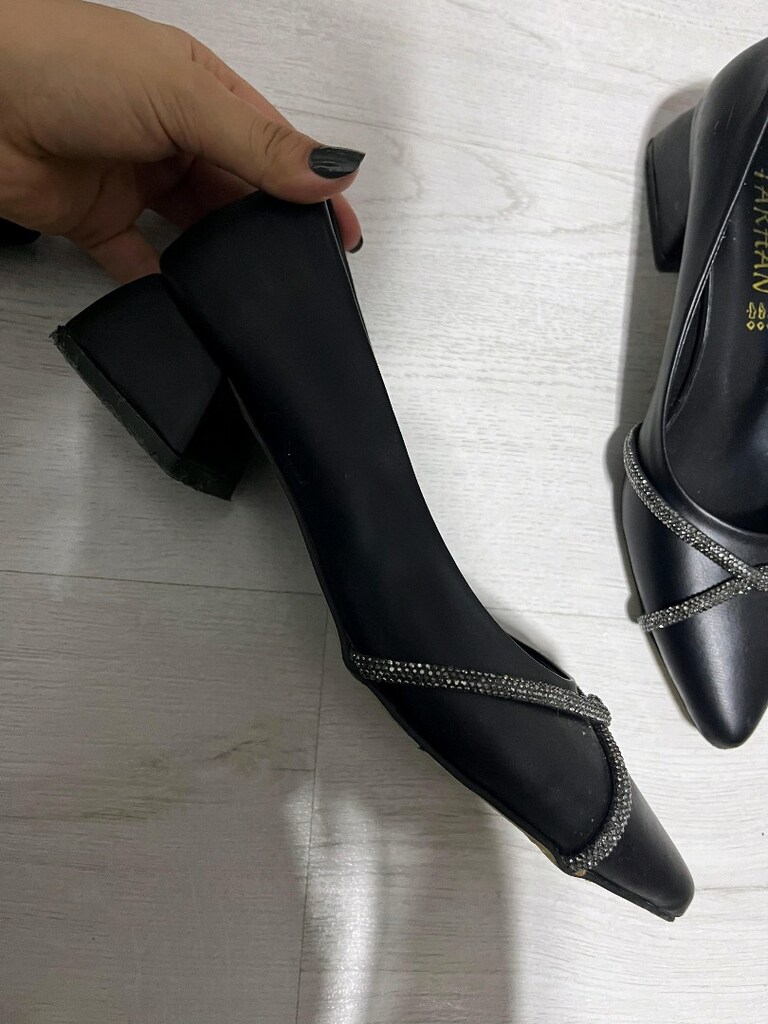 38 numara tas detayli ayakkabi - 2