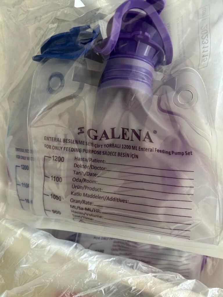 GALENA ENTERAL BESLENME SETİ ÇİFT TORBALI - 3