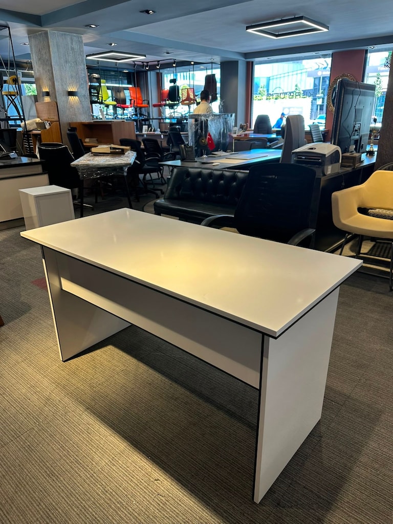 KLAS OFİS ÜSKÜDAR 140X65 BEYAZ BİREYSEL ÇALIŞMA MASASI - 3