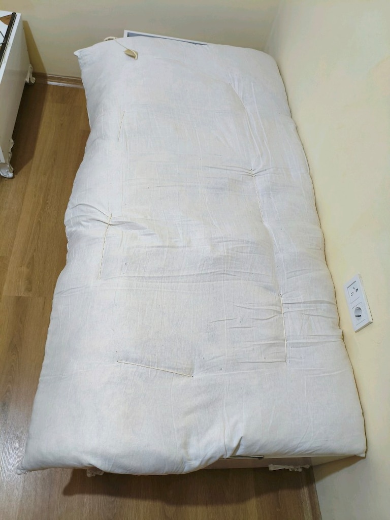 185 cm * 90 cm sıfır yün yatak - 4
