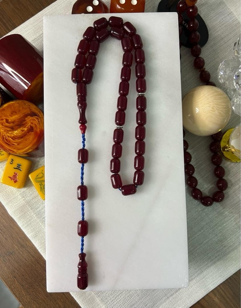 Sıkma Kehribar Tesbih - 4