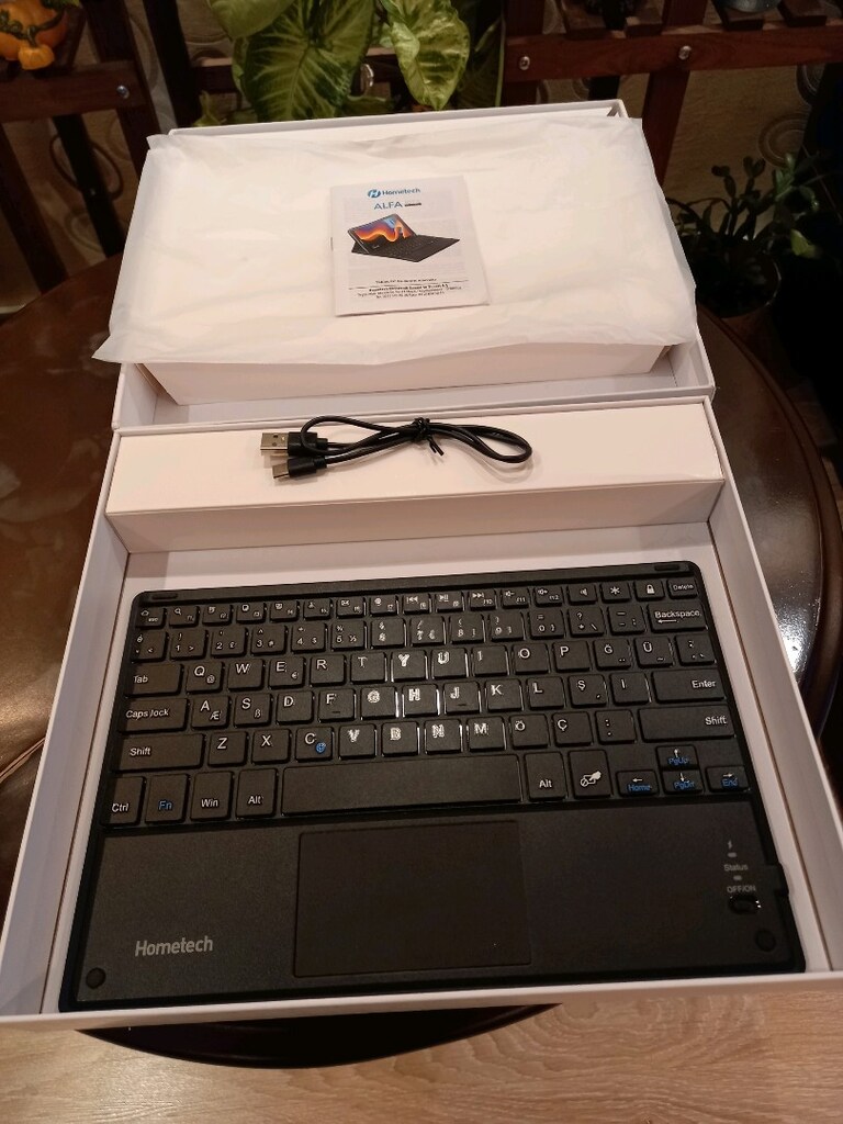 KLEVYE HOMETECH ALFA 10TK TABLET KLAVYESI - 5