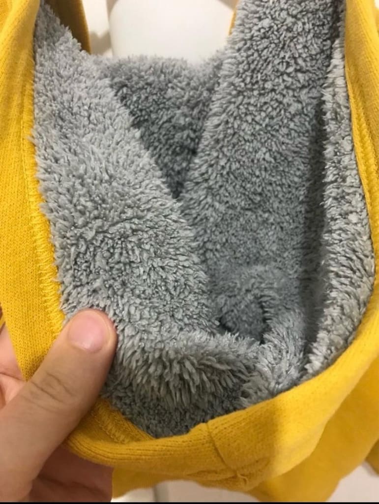 benetton orijinal sarı hırka - 5