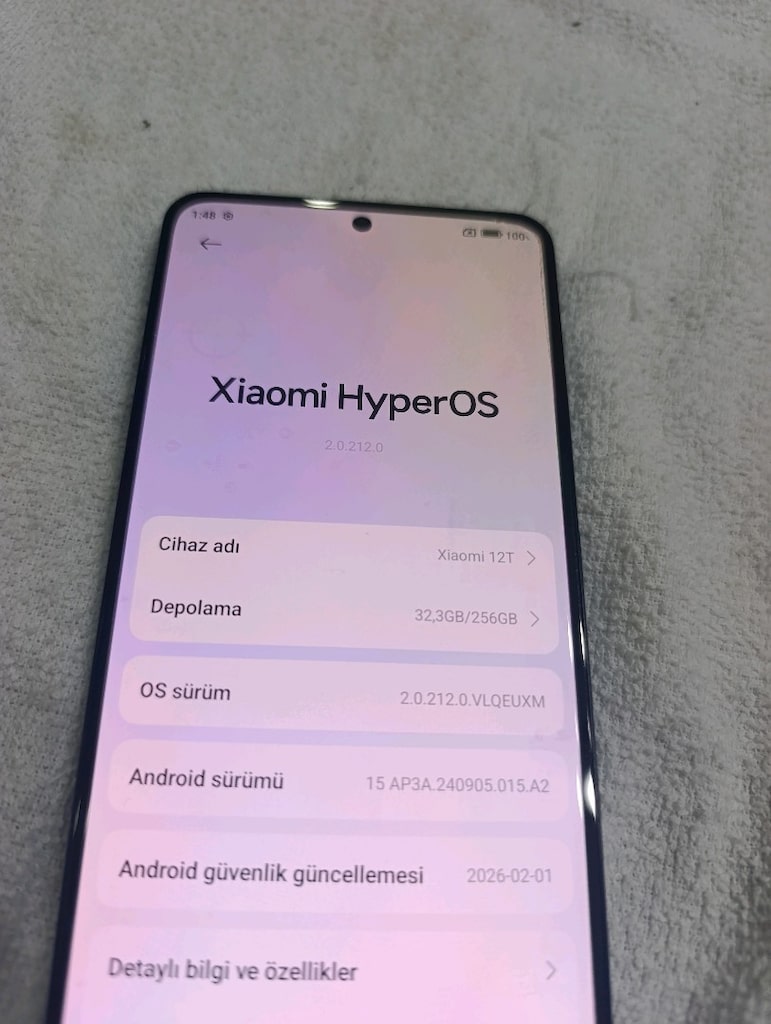 Xiaomi 12 t 8+8 RAM 256 GB oyun telefonu - 4