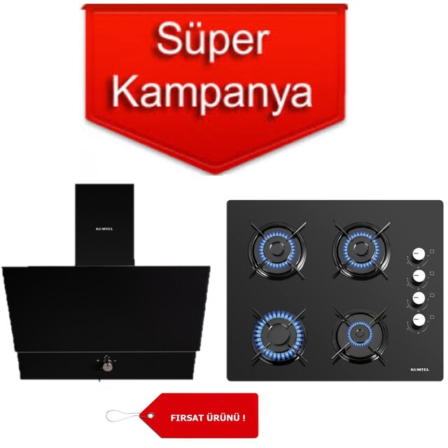KUMTEL SIFIR OCAK + DAVLUMBAZ ( FIRIN HARİC)