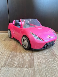 Barbie üstü açık pembe araba - 2
