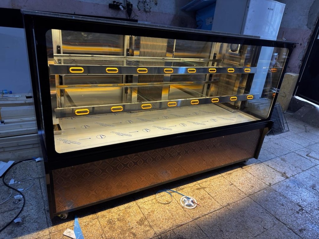 200CM ŞIK MEZE VE KEBAP DOLABI ALT DEPOLU - 4