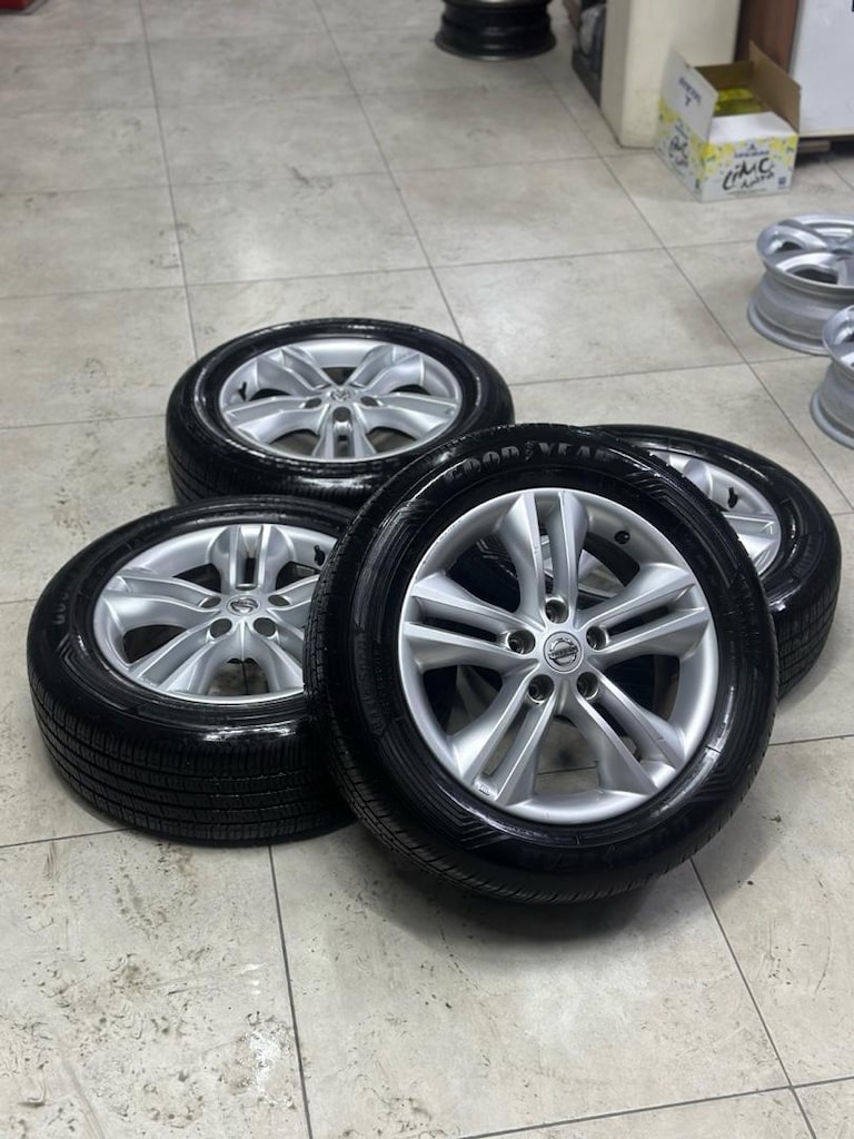 17 inç 5x114.3 orjinal Nissan jant lastik hatasız - 2