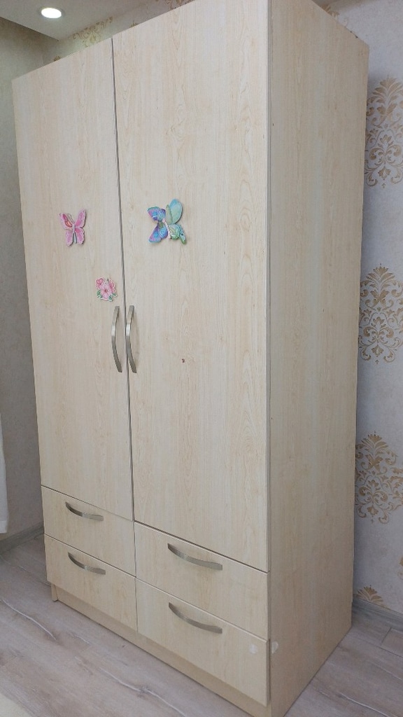 komple Mdf 2 kapaklı gardrop - 2
